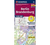 3703 berlin-brandenburg: 2 Karten im Set, reiß- und wetterfest, GPX-Daten zum Download