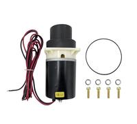 37072-0092 Compatible con Jabsco Marine Designer Series y kit de bomba de inodoro de descarga silenciosa, montaje de residuos compatible con 37045, 37245, 37055, 37255, 37075, 37275 (12V)