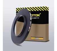 37mm a 49mm Adaptador de para Lente de cámara,Anillo Adaptador Paso hacia Arriba de Filtro de 37mm a 49mm,Compatible con Todos los Accesorios de Filtro de 49mm.Hecho de mecanizado CNC