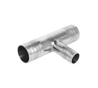 38-8-38mm Hose Barb Reducer Tee 3 Ways Splitter 304 Stainless Steel Hosetail Connector Coupler Fitting
