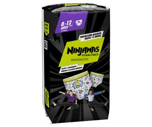 ¡38% DTO! Ninjamas Pyjama Pants Calzoncillos de Noche Absorbentes 8-12 años