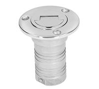38 mm/1,5 in Water Injection Port,316 Stainless Steel Deck Filler with Keyless Lid,Boat Refueling Port,Marine Filler,for refueling or Water Filling,for Marine Boat Yacht Ship (FUEL)