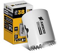 38 mm Amboss Bi-Metal HSS M42 Sierra de corona - Para acero, paneles de partículas, madera dura, cartón yeso y más. - Profundidad de corte 48 mm - sin portabrocas