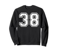38 Número Treinta y Ocho Deportes de Equipo Grunge Varsity Matching Sudadera