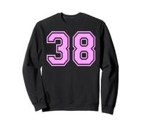 38 Número Treinta y Ocho Deportes Varsity College Girl Matching Sudadera