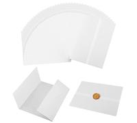 38 Piezas Cubiertas de Invitación de Vitela 13 x 18 cm Papel de Vitela Predoblado Chaqueta Papel Vitela Translúcida Imprimible para Bodas,Cumpleaños,Inauguración Casa