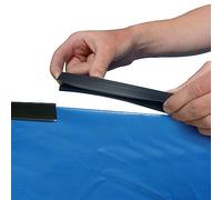 38 tiras planas para piscina, juego de tiras de respuesta para revestimiento de piscina, tiras de afrontamiento de forro plano, tiras planas para piscina sobre el suelo