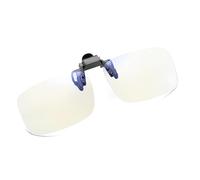 380-500 nm filtro de luz azul para juegos con clip - Buena protección en el trabajo en la pantalla - Gafas de juegos para PC, teléfono móvil y televisión - Antifatiga, anti-luz azul, protección UV