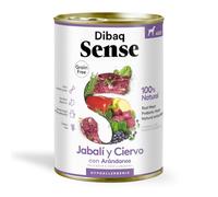 380 g Dibaq Sense Lata Grain Free Ciervo y Jabalí para perro