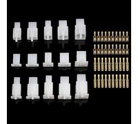 380pcs 40sets 2.8mm 2/3/4/6 Pin Automotive 2.8 Electrical Wire Connector Male Female Cable Terminal Motorcycle Ebike Car