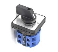 380V 20A 2 posiciones 2 polos 8 terminales Selector giratorio interruptor de cambio de leva giratorio Universal interruptor de marcha atrás del Motor eléctrico