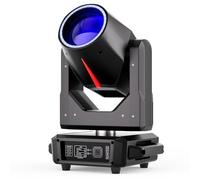 380W Cabeza Móvil Moving Head Beam Luz de Escena, RGBW 14 Motivos 15 Colores Juegos de Luz con Halo DMX512 Iluminación Profesional Enfoque Electrónica para Teatro Disco Bar DJ
