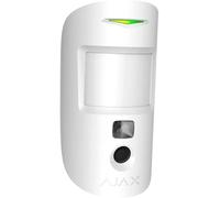 38190 Motioncam Detector Pir con cámara integrada, interior, Pet Immune, alcance hasta 12 m, compatible con Hub-2, blanco