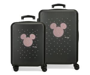 3821421 SET/2 TROLLEY ABS 55-65CM.4R.MICKEY STUD NEGRO