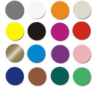 3840 Piezas Colores Surtidos Pegatinas Redondas 10mm Pegatinas Redondo Adhesivos Codificación Redondas Etiquetas para Hogar, Aula, Almacén, Oficina, 16 Colores gomets