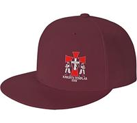 385 Gorra De Béisbol Caballeros Templarios 1119 Cruzado Deus Gorra Snapback Clásica Gorras De Golf Transpirable Gorra De Táctico, para Cámping, Exterior, Playa