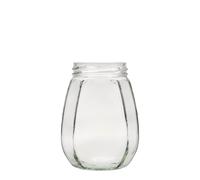 385 ml tarro de cristal para joyas, hexagonal, boca: Twist-Off (TO 63)
