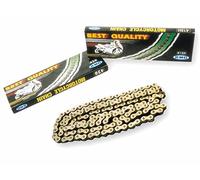 CADENA MOTO KMC 520X118 ORO, KMC CADENA KMC PASO 520 PARA MOTO MOTOR RESISTENTE DURADERO CALIDAD ALTA