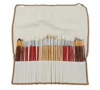 38Pcs Paint Brushes Set Soft Bristles Artist Acrylic Paint Brushes with Storage Bag for Art School Painting Wood Nylon Hair Multi Purpose