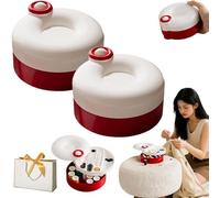 38PCS Rotating Magnetic Sewing Kit, 2026 Mini Sewing Kit, Portable Travel Sewings Set, DIY Needle Supplies Compartment Organizer Box, Home Needle Supplies Accessories for Family&Travel Gift (2A)