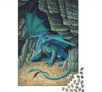 38x26cm/1000pcs Adulto Baby Dragón in The Cave Rompecabezas Mujeres Hombres Tablero De Madera Enclavamiento De Precisión