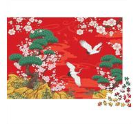 38x26cm/1000pcs Cerisier japonais Puzzle Jouet En Bois Cadeau Unique Décoration Intérieure Jeu Éducatif Challenge Toy