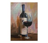 38x26cm/1000pcs Rompecabezas para Adolescentes Rompecabezas Wine Bar Drink Painting 2 Rompecabezas Juegos Divertidos Decoración De Pared Regalos Y Cumpleaños Únicos 38x26cm/1000pcs