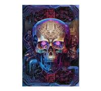 38x26cm/1000pcs Rompecabezas para Adolescentes Skull Machine Neu Rompecabezas para Adultos Juego Familiar Difícil Cumpleaños 38x26cm/1000pcs
