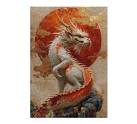 38x26cm/1000pcs Rompecabezas para Adolescentes Year of The Dragon Zodiac Rompecabezas para Adultos Juego Familiar Difícil Regalo De Cumpleaños, Regalos, 38x26cm/1000pcs