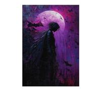 38x26cm/1000pcs Rompecabezas para Adultos, Regalos Anime Men in Purple Moon Rompecabezas para Adultos, Juegos Familiares, Corte De Precisión, Regalo De Cumpleaños, Regalos, 38x26cm/1000pcs
