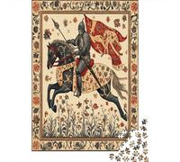 38x26cm/1000pcs Rompecabezas para Adultos Y Adolescentes Caballeros medievalesJuegos Hechos DIY, Decoración del Hogar.