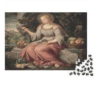 38x26cm/1000pcs Rompecabezas para Adultos Y Adolescentes Imagen de la Diosa del Renacimiento italianoJuegos Hechos DIY, Decoración del Hogar.