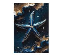38x26cm/1000pcs Rompecabezas Starfish Kintsugi Art Rompecabezas para Adultos Juguetes Antiestrés Patrón De Montaje Oferta como Regalos para Toda La Familia 38x26cm/1000pcs