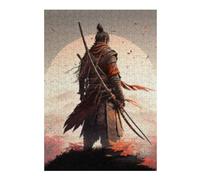 38x26cm/1000pcsS Rompecabezas para Adolescentes Samurai Warrior with Katana Rompecabezas para Adultos Juguetes Antiestrés Regalos para Mujeres Cumpleaños 38x26cm/1000pcsS