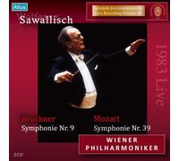 モーツァルト:交響曲第39番、ブルックナー:交響曲第9番 (Mozart : Symphonie Nr. 39, Bruckner : Symphonie Nr. 9 / Wolfgang Sawallisch, Wiener Philharmoniker) [2CD]