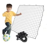 39.37x39.37 Pulgadas Revrocado De Fútbol Mesh - Neta De Soborno De Control De Pelota, Grid Elástica De Entrenamiento | Neta De Regreso De Fútbol Con 20 Cuerdas Para Práctica De Habilidad, Ejercicios D