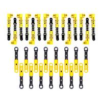 39 amortiguadores Technic 6L/9.5L compatibles con piezas LEGO MOC, amortiguador Technic con resorte extra duro (amarillo)