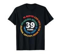 39 años en los Que Eres fantástico, Espiral, Meses, Camiseta gráfica económica