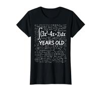 39 Cumpleaños Cálculo Integral Nerd Divertido Camiseta gráfica económica, Mujer, Negro, XL
