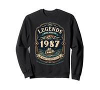 39 Cumpleaños Hombre Regalo Vintage Año 1987 Sudadera