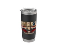 39 Cumpleaños Hombre regalo Vintage Año 1987 Vaso térmico de acero inoxidable de doble pared