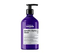 ¡39% DTO! Champú profesional sin sulfatos Keratin Alpha Sleek 500 ml