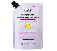 HASK Mascarilla de recuperación de humedad con aceite de nuez de Kukui y enzimas de piña para cabello ondulado, rizado, rizado y rizado, hidrata, suaviza, evita daños, vegana, sin sulfatos, sin