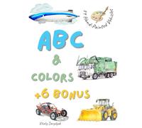 39 Hand-Painted Vehicles ABC & COLORS + 6 BONUS: Fun Watercolor Learning for Toddlers & Preschoolers