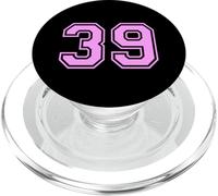 39 Número Treinta y Nueve Deportes Varsity College Girl Matching PopSockets PopGrip para MagSafe