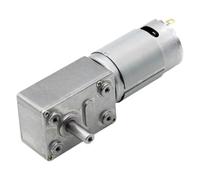 395 motor engranado de corriente continua de baja velocidad 2.5-210RPM motor de la caja de engranajes de reducción de gusanos 12V 24V autobloqueo(24V,41rpm)