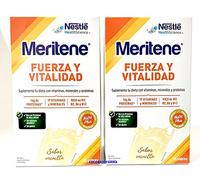 (395715) Compatible con Meritene Vainilla Fuerza y Vitalidad| Sabor Vainilla 15 sobres.- Pack 2Un.(total 30 sobres)