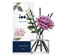 396 st. Difusor de varillas de flor de rosa, vainilla y lavanda, 200 ml, juegos de difusor de varillas, fragancia para el hogar, aceites perfumados, decoración del hogar y el baño