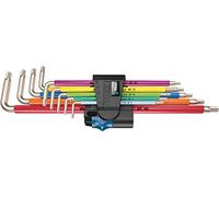 3967/9 TX SXL Multicolour HF Stainless 1 Juego de llaves acodadas TORX® HF con función de sujeción, acero inoxidable, 9 piezas