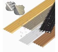 39in Stair Edge Trim Metal Stair Nosing Non-Slip Stair Steps Edge Protector, Stair Edging Trim Strip For Hospitals/Kindergartens Ramps Anti Slip Stair Treads(Black,Wide 4cm/1.57in)